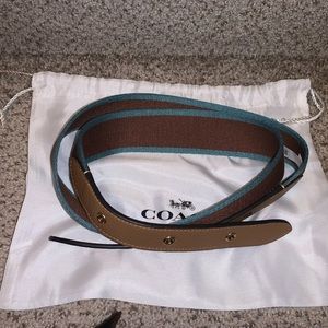 Coach Strap In Colorblock With Varsity Stripe